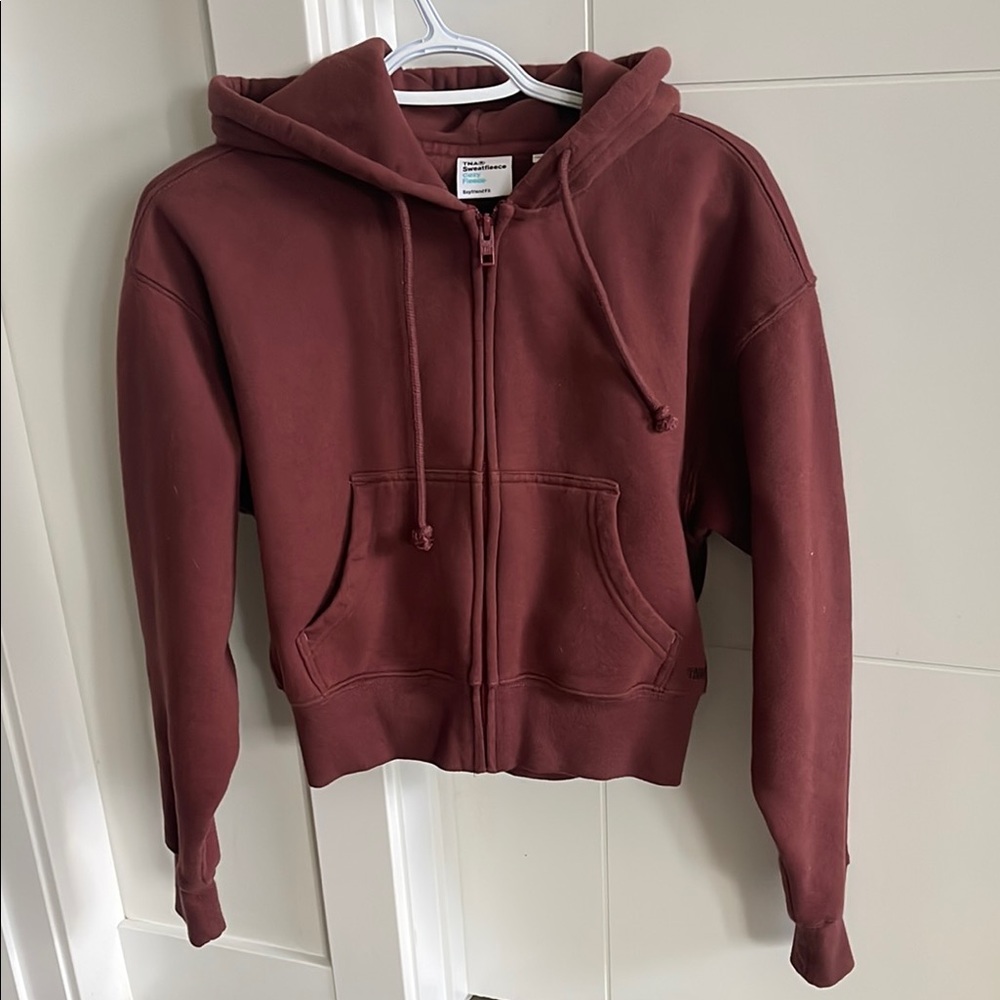 Aritzia Burgundy Hoodie